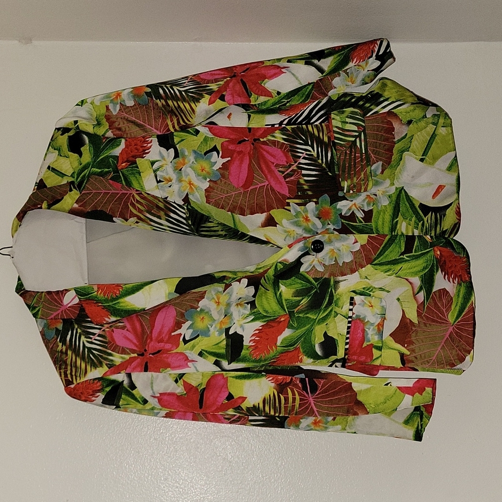 Chaus floral blazer (size 8)